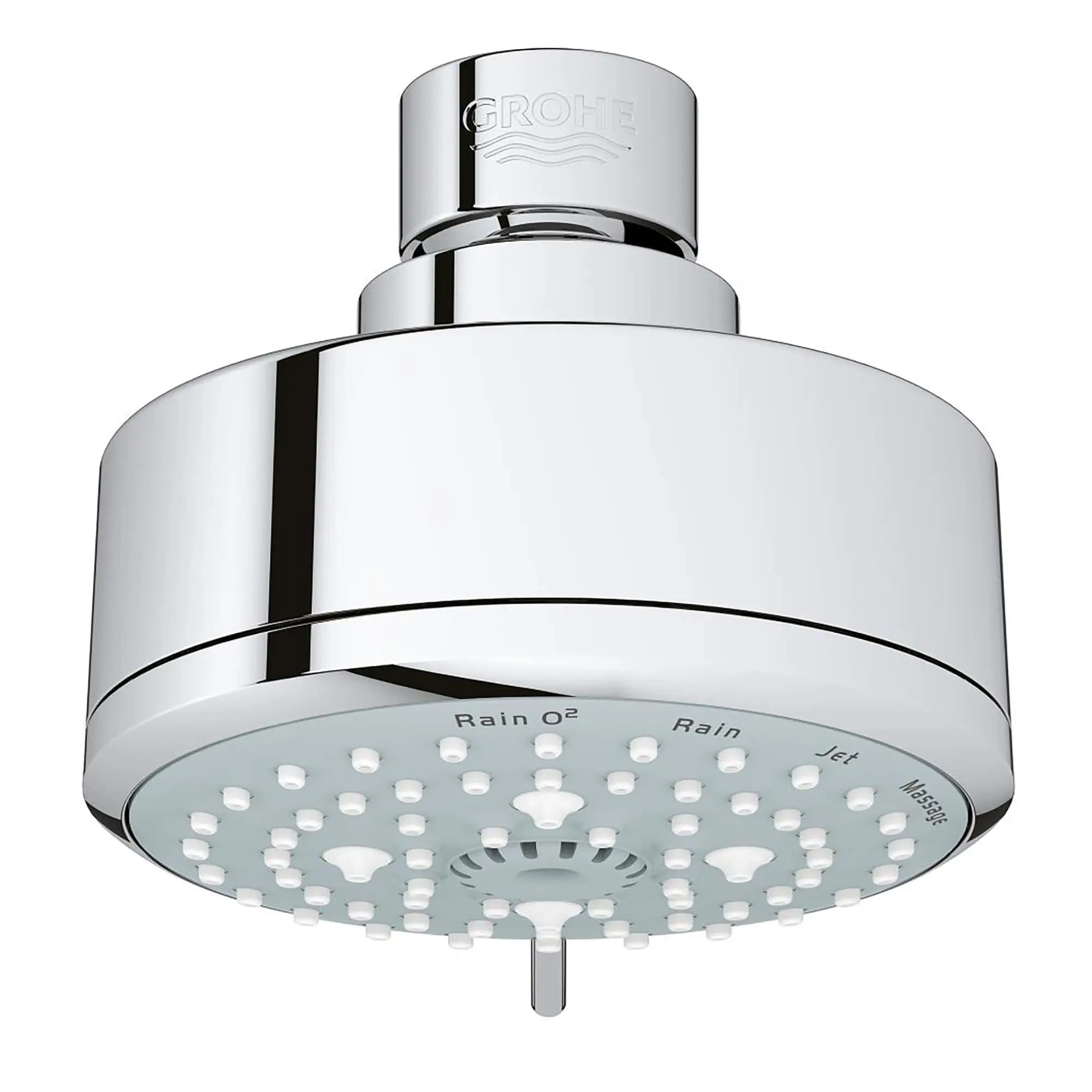 100 Shower Head, 4" - 4 Sprays, 9.5 L/min (2.5 gpm)
